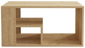 Τραπέζι σαλονιού Sobu pakoworld σε oak απόχρωση 80x50x40εκ