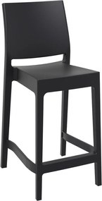 SIESTA MAYA 65εκ. ΣΚΑΜΠΟ BLACK ΠΟΛ/ΝΙΟΥ 44Χ50Χ98εκ.20.0384