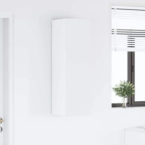vidaXL Κρεμαστό ντουλάπι Λευκό 30 x 31 x 100 εκ. Επεξεργασμένο Ξύλο