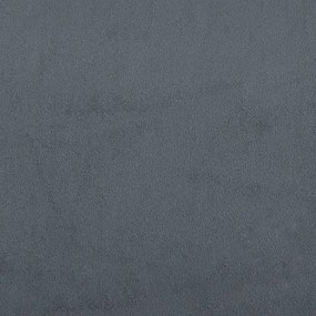Καναπές Διθέσιος Σκούρο Γκρι 120 εκ. Βελούδινος με Μαξιλάρια - Γκρι
