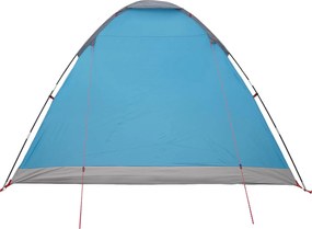 vidaXL Σκηνή Camping με στέγη Μπλε 6 ατόμων Πολυεστέρας και Χάλυβας