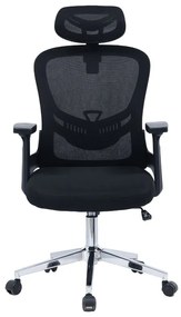 Καρέκλα γραφείου διευθυντή Ignatius pakoworld mesh μαύρο