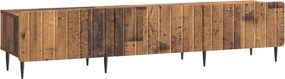 VidaXL Ντουλάπι TV με συρτάρι Παλαιωμένο ξύλο 147 x 34,5 x 32 εκ