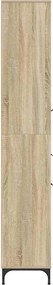 vidaXL Ντουλάπι Μπάνιου Δρύς Sonoma 31,5 x 33 x 190 εκ.