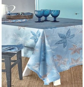 Τραπεζομάντηλο Leaf Ciel Kentia 160X160 100% Cotton