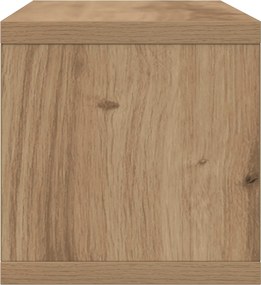 vidaXL Ράφι Αποθήκευσης CDs 2 τμχ. Artisan Δρυς 40 x 17 x 17 εκ.