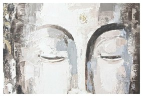 Καμβάς DKD Home Decor Τζίντζερ Καμβάς 100 x 3,8 x 100 cm