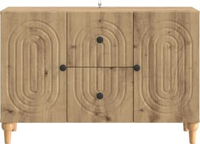 vidaXL Ντουλάπι TV Artisan Δρυς 89 x 34,5 x 60 εκ. Επεξεργασμένο Ξύλο