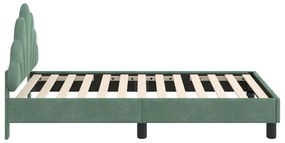 vidaXL Κρεβάτι Παιδικής Κρεβατοκάμαρας με Κεφαλάκι Θαλασσί 80 x 160 cm