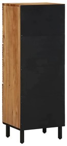 vidaXL Ψηλός Καναπές με ράφι Καφέ 40 x 33 x 110 εκ Μασίφ ξύλο ακακίας