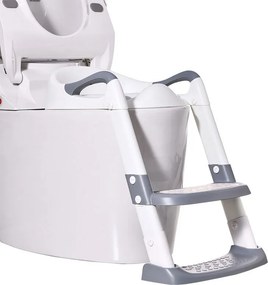 Παιδικό Κάθισμα Τουαλέτας Με Σκαλάκι Babywise Grey BW032