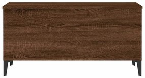 vidaXL Τραπεζάκι Σαλονιού Καφέ Δρυς 90x44,5x45 εκ. Επεξεργασμένο Ξύλο