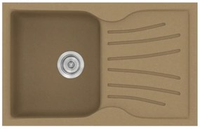 Sanitec Classic 327 Metallic Coffee Ένθετος Νεροχύτης