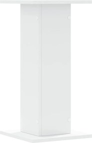 vidaXL Βάσεις Φυτών 2 τεμ. Λευκές 30x30x60 εκ. από Επεξεργασμένο Ξύλο