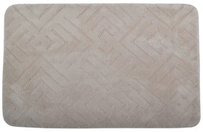 Πατάκι Μπάνιου Με PVC Πλάτη Μπεζ Memory Foam 50x80cm ANKOR
