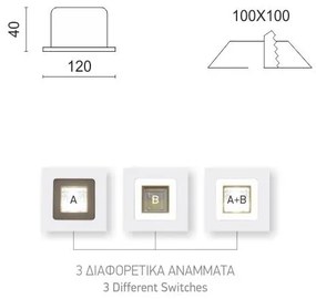Χωνευτό LED οροφής 5256