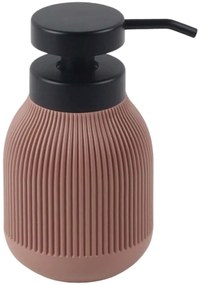 Δοχείο Κρεμοσάπουνου 840083 10x8x15cm Mocha Ankor Πολυέστερ