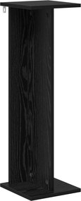 vidaXL Βάση φυτών 2 τεμ. Μαύρη Δρυς 25 x 25,5 x 80,5 εκ.