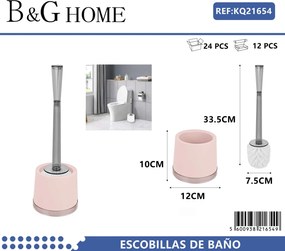 Βουρτσάκι τουαλέτας - Πιγκάλ - Light Pink - 21654
