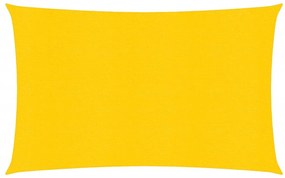 Πανί Σκίασης Ορθογώνιο Κίτρινο 4x6 μ. HDPE 160 γρ./μ²