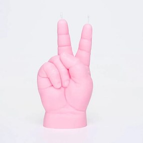 Κερί Peace Baby Hand 6x4x11cm Pink Candle Hand Vegetable Candle