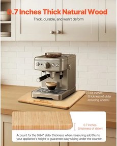 VEVOR Appliance Slider 13 x 16 in Sliding Tray for Kitchen Countertop
