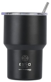 ΘΕΡΜΟΣ MUG LITE SAVE THE AEGEAN 400ml MIDNIGHT BLACK ESTIA 01-18443