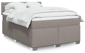 ΚΡΕΒΑΤΙ BOXSPRING ΜΕ ΣΤΡΩΜΑ TAUPE 160X200 ΕΚ. ΥΦΑΣΜΑΤΙΝΟ 3285950