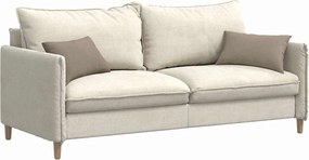 vidaXL Μαξιλάρι Καναπέ 2 pcs Taupe 50 x 30 cm ύφασμα