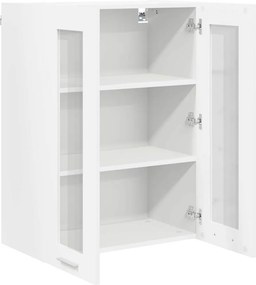 vidaXL Κρεμαστό ντουλάπι Λευκό 60 x 31 x 80 εκ. Επεξεργασμένο ξύλο