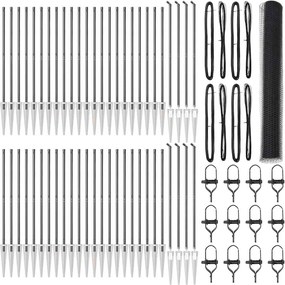 vidaXL Στύλος Περιφράξεων Γκρι 100 x 1,4 μ (25 mm δίχτυ)