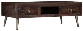 Τραπεζάκι Σαλονιού 100x60x35 εκ. από Μασίφ Ανακυκλωμένο Ξύλο