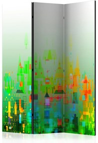 Διαχωριστικό με 3 τμήματα - Abstract City [Room Dividers] 135x172