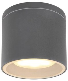 Πλαφονιέρα Φωτιστικό Οροφής Σποτ 1xGX53 Φ10,8cm Alcala Globo Lighting-32063A-Ανθρακί 32063A