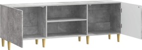 vidaXL Ντουλάπι TV 150 x 31 x 50 εκ. Γκρι Σκυροδέματος