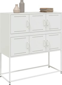 vidaXL Ντουλάπι Λευκό 100,5x39x107 εκ. Ατσάλινο