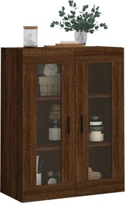 vidaXL Ντουλάπι Τοίχου Καφέ Δρυς 69,5 x 34 x 90 εκ.