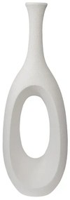 MarHome FIBERGLASS ΒΑΖΟ ΛΕΥΚΟ ΠΑΓΟΥ ΜΕ ΤΡΥΠΑ - 28x39x111cm 1/ΚΙΒ  06-94700