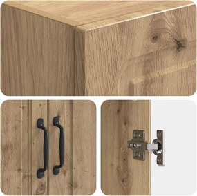vidaXL Σέτ Ντουλαπιών 2 τμχ. Artisan Δρυς Επεξεργασμένο Ξύλο