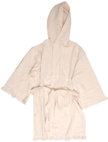 Μπουρνούζι Μουσελίνα Medium/Large Adelina 4 Ivory