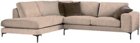 Γωνιακός καναπές Senso-Δεξιά-250φ 180β εκ.-Μπεζ