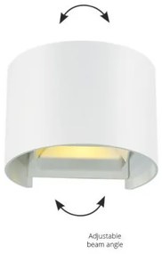 Απλίκα LED Greg μεταλλικό Viokef-4188700-Λευκό 4188700