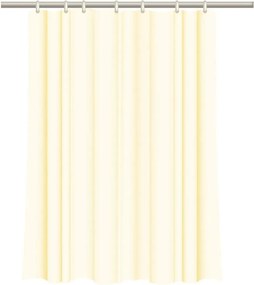 Κουρτίνα μπάνιου με 12 κρίκους μπεζ  Υ200x180εκ