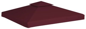 vidaXL Κάλυμμα για Κιόσκι 2 Επιπέδων Μπορντό 3 x 3 μ. 310 γρ./μ²