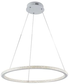 Φωτιστικό Οροφής Bryant LED-BRYANT-S1C 45W Led Φ60cm 150cm White Luce Ambiente Design Aluminium