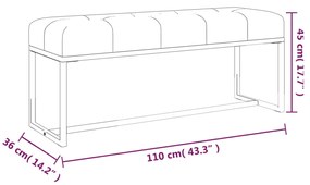 ΠΑΓΚΟΣ ΜΠΕΖ 110X36X45 ΕΚ. ΒΕΛΟΥΔΙΝΟΣ 350604