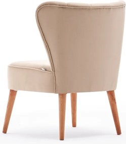 Πολυθρόνα Κρέμα LAYLA 65x65x80
