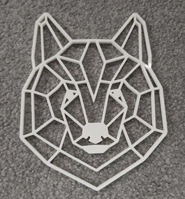 Intra απο ξύλο plywood 3mm-4mm πάχος - Γεωμετρική τέχνη τοίχου με κεφάλι αρκούδας Δίασταση 30x30 cm Intraeaxys-pok3rq37