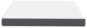 vidaXL Στρώμα Κρεβατιού με στρώμα Γκρι 180 x 200 cm ύφασμα