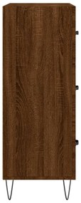 vidaXL Ντουλάπι Καφέ Δρυς 69,5 x 34 x 90 εκ. Επεξεργασμένο Ξύλο